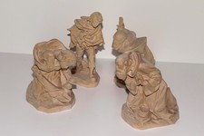 4 Krippenfiguren: König