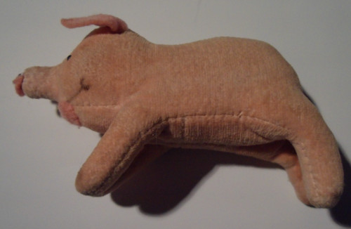 Stofftier schwein mit langem - stofftier,