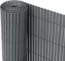 Ribelli Sichtschutzmatte Zaunsichtschutz PVC ca. 1 x 3 m anthrazit - B-Ware