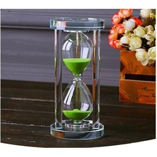 Sanduhr, Kristall, Timer, Glas, Dekoration, 15 30 60 Min, grün
