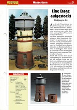 Kibri-Wasserturm orginalgetreu aufstocken / Bauanleitung