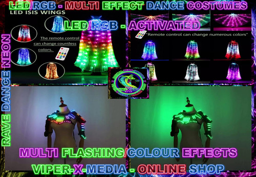 Led rgb isis - isis, flÜgel/cosplay