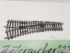 Märklin H0 AC 2265 K-Gleis Weiche / links / 168,9 mm / 22° 30