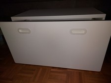 IKEA SMÅSTAD Sitz-) Bank mit Kasten, weiss/weiss