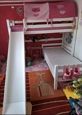 Etagenbett sky mit rutsche - etagenbett,