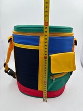 Retro Kühltasche, bunt – Tragetasche, Picknick, 90er Jahre Stil, Vintage Camping