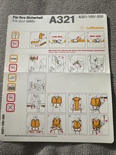 Safety Card Lufthansa * A321-100/-200 * 09/2011