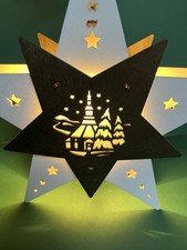 Fensterschmuck fensterbild led - fensterbild,