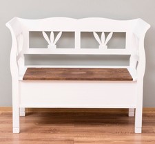 Landhaus Sitzbank mit Truhe