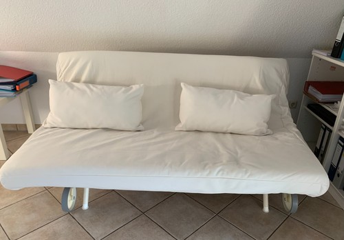 Ikea schlafsofa creme weiß - creme,