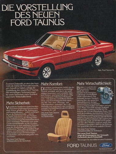 Ford taunus gl - tc, '80