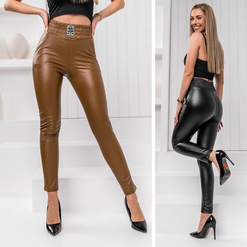 Leggins kunstleder leggings - kunstleder,