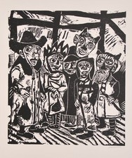 Willem Grimm / Holzschnitt /