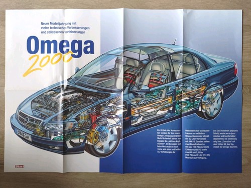 Opel omega 2000 poster - 2000, start