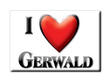 Gerwald Kühlschrankmagnet Name Nachname Love Valentinstag Geburtstag Gift