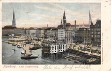 Hamburg.   Alter Jungfernstieg.