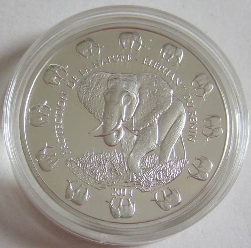 Benin 1000 francs 2014 elefant - benin,