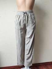 Damen Hose 32 Beige Primark Stoffhose Sommerhose Chino Viskose