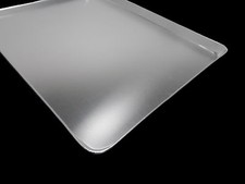 Thekenbleche 10x neu 60x40x2cm Ausstellbeche Kuchenbleche Alubleche Alu Bleche