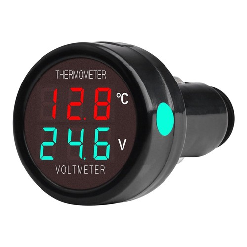 Auto voltmeter thermometer - auto,
