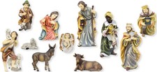 Krippenfiguren Set 11-teilig