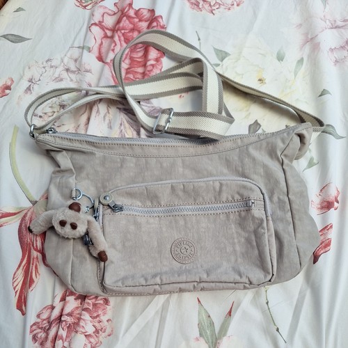 Kipling schultertasche beige - kipling,
