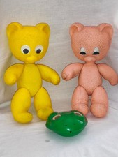 DDR Plastik Spielzeug Teddys