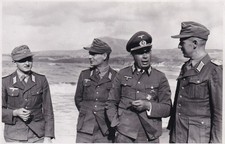Foto von Kriegsberichter Georg Lehr - Offiziere Süduniform Afrikakorps - 2.WK