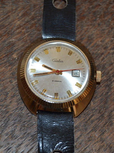 Vintage armbanduhr slava uhr - vintage,