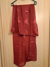 5 Fertige Gardinen Rot