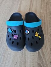 Clogs Marke Blue Fin Größe 39 Blau mit Pokemon Schuhstecker