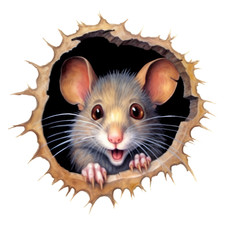 Car sticker sticker mouse