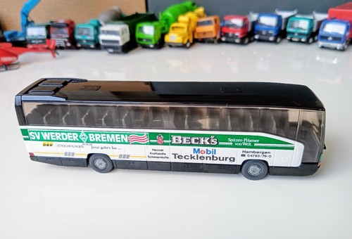 Wiking mannschaftsbus mercedes - wiking,