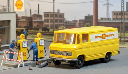 Wiking mercedes 406 kasten - mercedes,