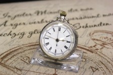 Rare antike Schweizer Chronograph Taschenuhr in 935 Silber doctors pocket watch