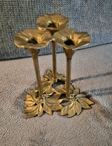Vintage messing kerzenständer - vintage,