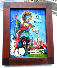 Große Hinterglasmalerei