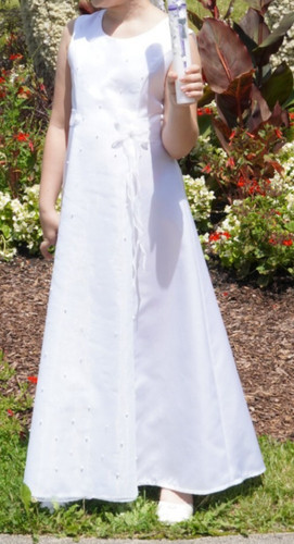 Kommunionkleid 152 wie neu - kommunionkleid,