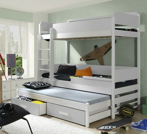 Hochbett quatro kinderbett - hochbett,