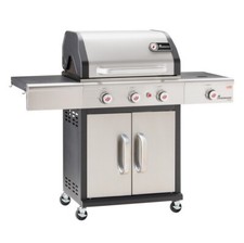 Landmann Gasgrillwagen TRITON 3.1 EDELSTAHL Variante Premium PTS-System +AKTION+