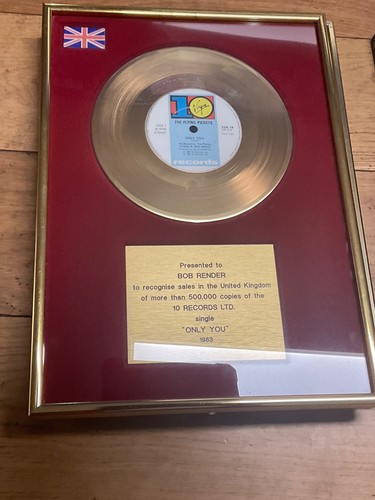 Gold disc award genuine - uk,