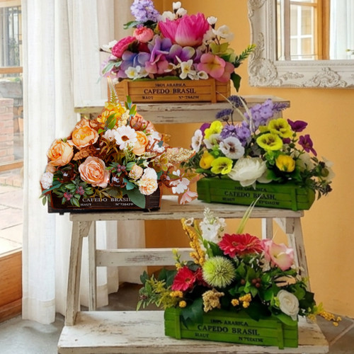 Geschenk seidenblumen mit - geschenk,