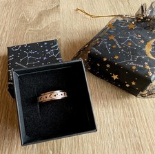 Drehbarer Mond & Sterne -Ring
