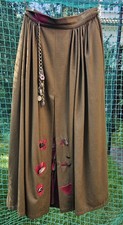  Trachten-Rock, Julius Lang, Damen  vintage Gr 38