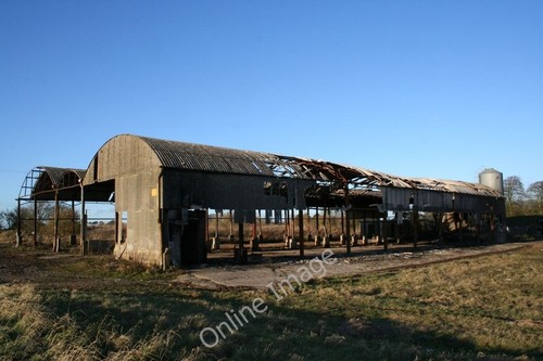 Foto 6x4 ausgebrannte scheunen - foto,