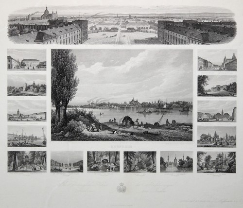 Mannheim souvenirblatt - mannheim,