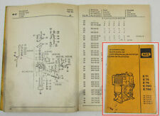 Hatz E71 E75 E79 E780 E786 Motor Ersatzteilliste 02/1990 parts list