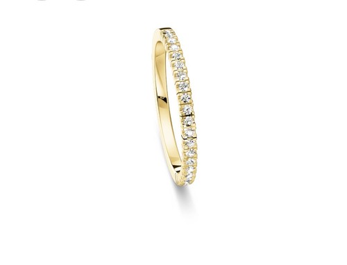 585 gold damenring diamanten - damenring,