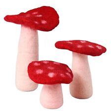 Deko Fliegenpilz Pilz Filz rot 3 Größen