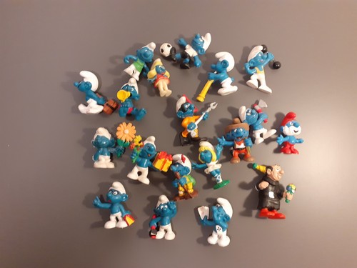 Retro schlumpf figuren - 19,